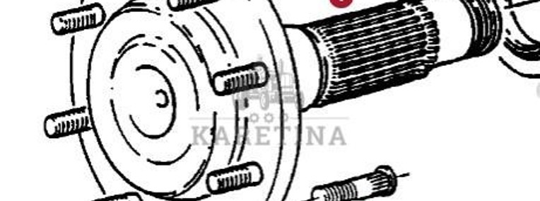 Fendt Favorit 514 Półoś Wał Tylnej Osi CZĘŚCI H514100150011-1