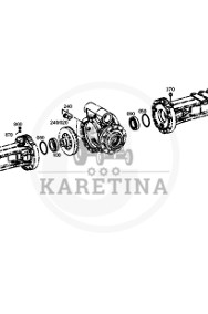 MT-L 3015-II Półoś Przegub Krzyżaki CZĘŚCI-2