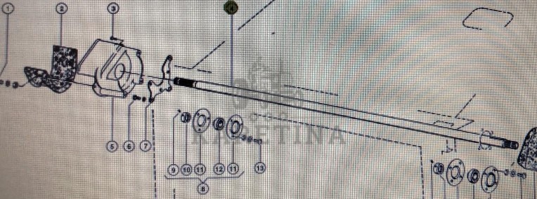 Wałek Pośredni Do Claas Mega 370-360-1
