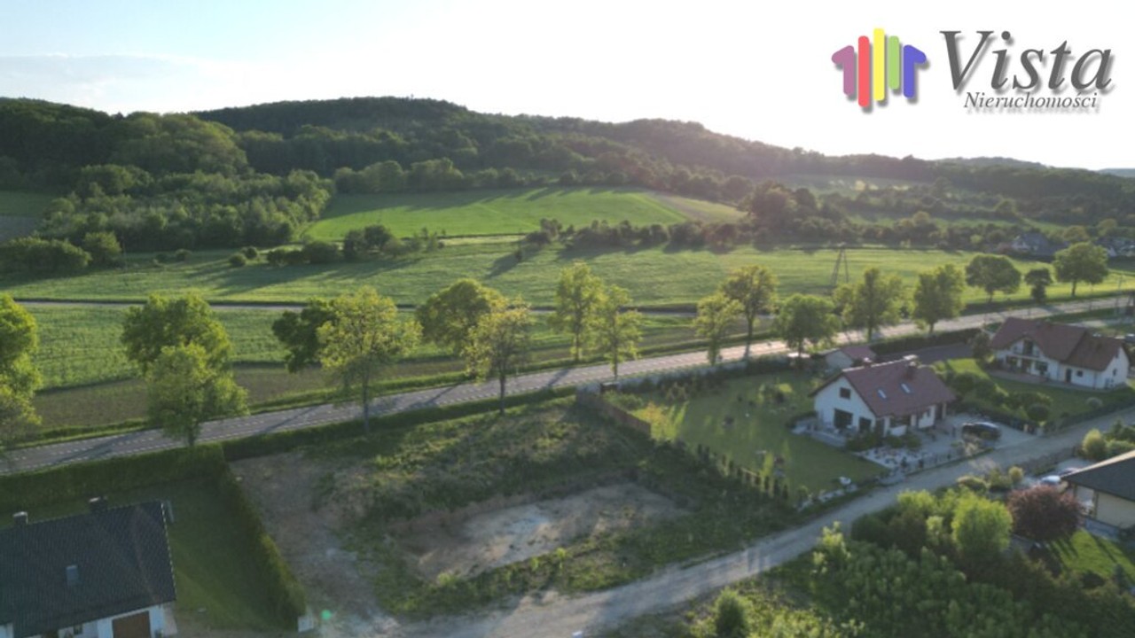 Działka budowlana 1851 m², media, blisko Wałbrzych - Widok 2