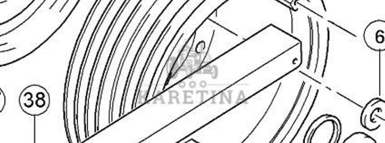 Claas Lexion 570 Koło Pasowe Napędu Hybrydowego 0006676780 00 0667 678 0-1