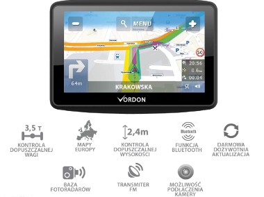 Nawigacja Vordon GPS 7" AV-IN (TIR)-1