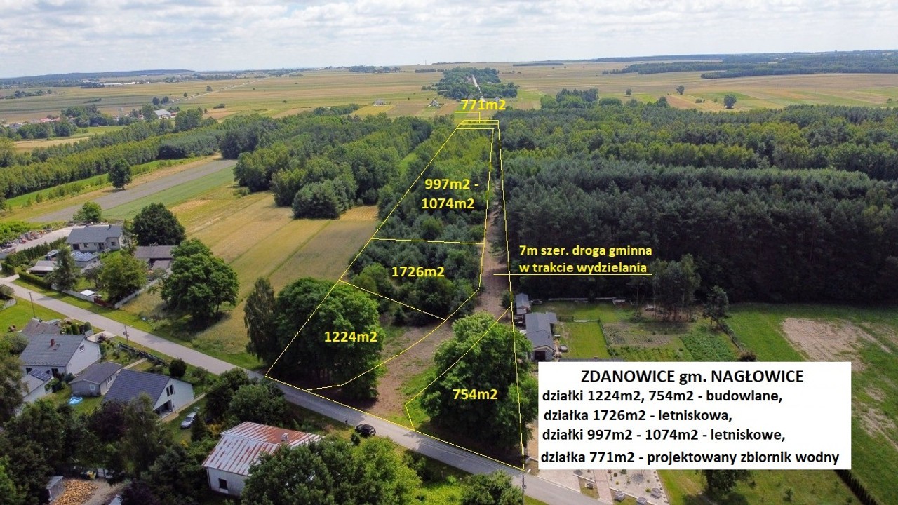 Tania działka rekreacyjna (plan) 1054 m² tylko 54.900 zł - Widok 4
