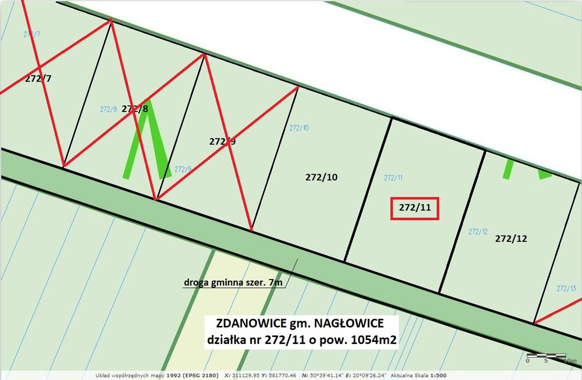 Tania działka rekreacyjna (plan) 1054 m² tylko 54.900 zł - Widok 5
