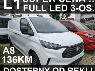Ford Transit Transit Custom L1 136KM A8 Super Cena Kamera Czujniki Dostępny od ręki-1