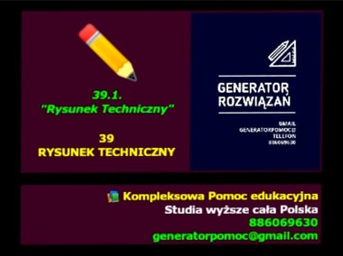 Rysunek Techniczny" - Pomoc Edu / Notatki / Rozwiązania / Literatura / Testy-1