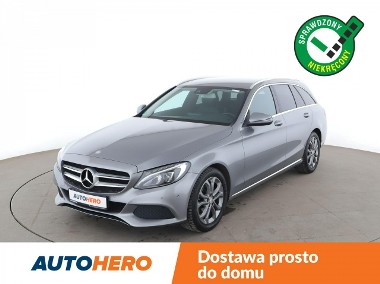 Mercedes-Benz Klasa C W205 C180 CGI Automat Avantgarde Klima Tempomat Navi Grzane Fotele Full L-1