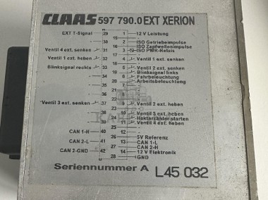 Claas Xerion 3300 Moduł / Sterownik EXT 597790.0 597790 .1 5977900 .2-1