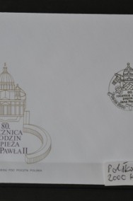 Papież Jan Paweł II Polska XIX Fi 3682-3684 FDC Ks Chr 306-2