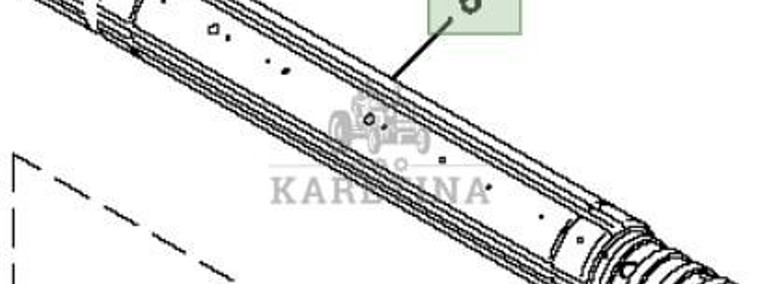 John Deere 8110 8210 8310 8410 Wał Wałek Skrzyni Biegów CZĘŚCI RE55581-1