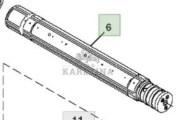John Deere 8110 8210 8310 8410 Wał Wałek Skrzyni Biegów CZĘŚCI RE55581