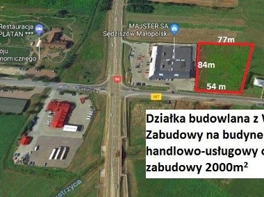 Działka  Sędziszów Małopolski, ul. Wincentego Witosa-1