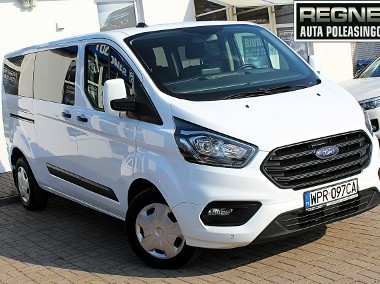 Ford Transit Custom 9-osob. L2 130KM Salon PL FV23% 1WŁ Android/Apple Tempomat Gwarancja-1