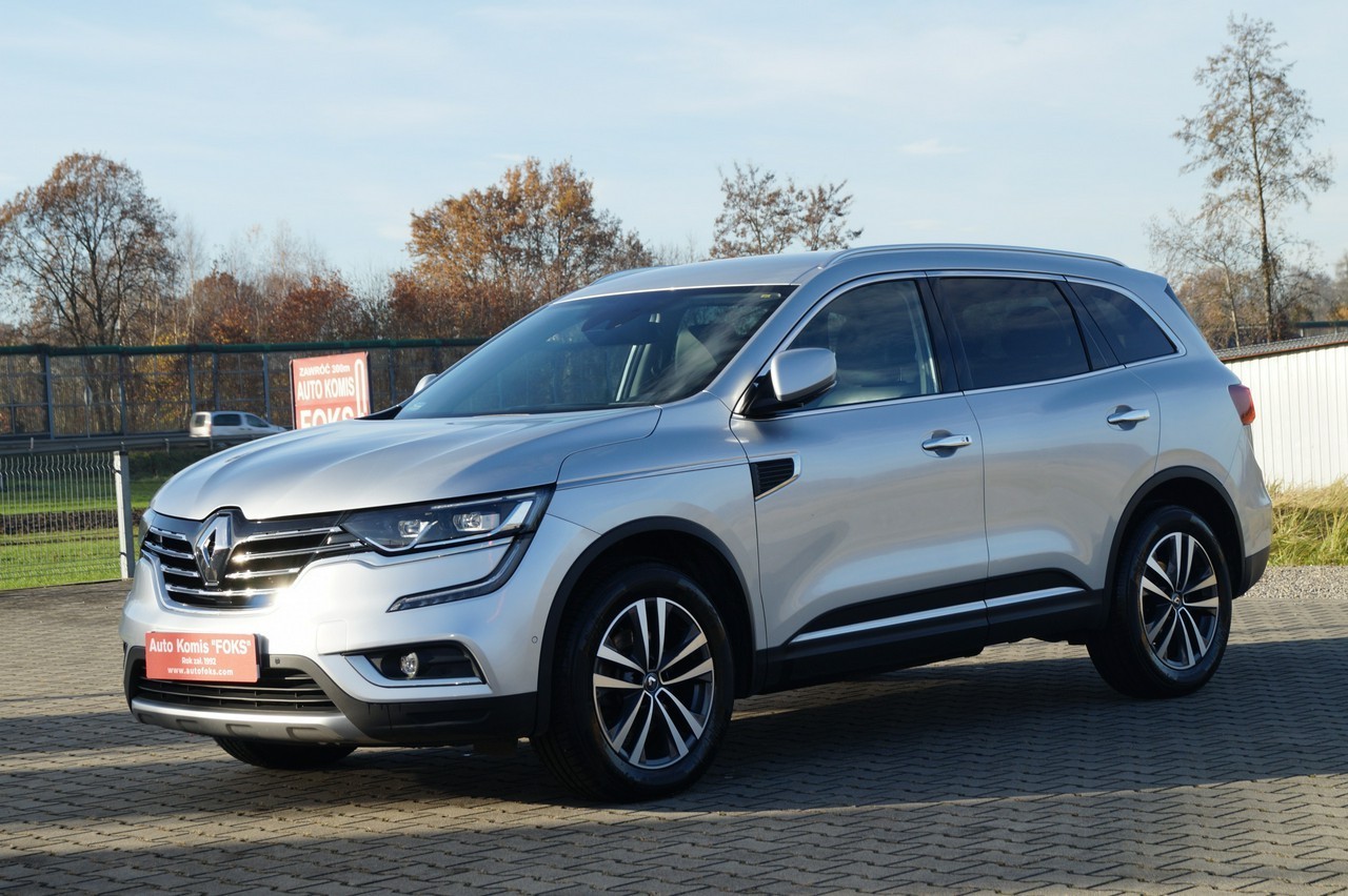 Renault Koleos Salon PL 87 tys. km. 4x4 navi kamera pół skóra hak automat 177 km