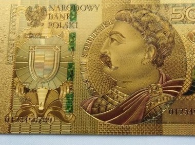 banknot kolekcjonerski 500 zł Jan III Sobieski - wysyłka gratis-1