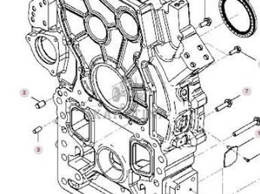 Fendt 936 Gen 7 Silnik D1556LE523 Osłona Obudowa Koła Zamachowego H218PF150075A-1