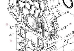 Fendt 936 Gen 7 Silnik D1556LE523 Osłona Obudowa Koła Zamachowego H218PF150075A