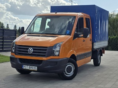 Volkswagen Crafter stan idealny /KLIMATYZACJA/ DOKA 7os /prawdziwe 115040km/ plandeka /-1