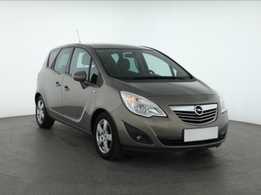 Opel Meriva B , Salon Polska, Skóra, Klimatronic, Tempomat, Parktronic,-1