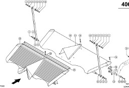 Claas Lexion 580 PÓŁKA DOPROWADZAJĄCA 0007977961 (Rozdzielacz plew; półka doprowadzająca)