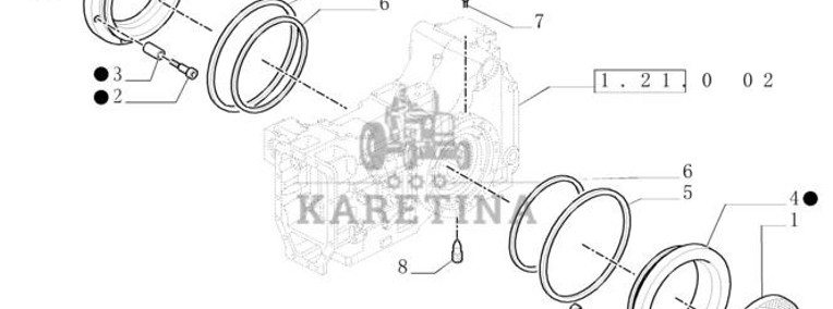 New Holland T6010 T6070 Tarcza hamulcowa 60mm id x 327.00mm od x 9.6mm thk 14t 84329059-1