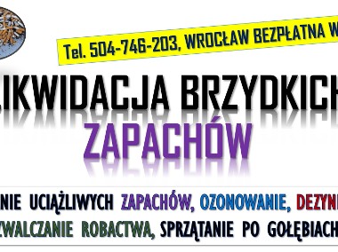 Likwidacja brzydkich zapachów, Wrocław, tel.  ozonowanie pomieszczeń, papierosy-1