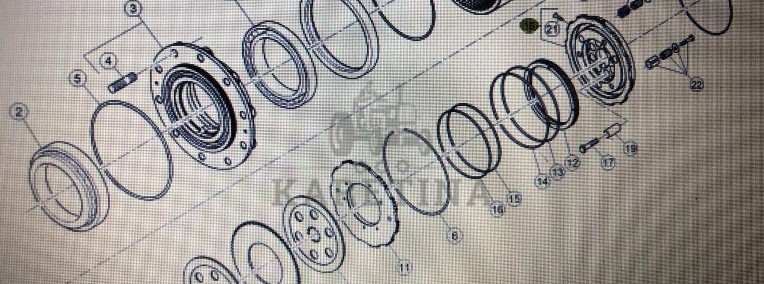 Piasta Koła Przedniej Osi - Claas Arion [0011468550] Nr kat. 0011468550 Nr kat. 0011468550-1