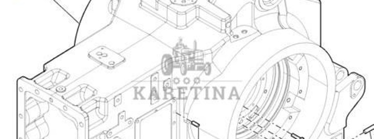 New Holland T7000 T7030 Główny Korpus Obudowa Tylnego Mostu CZĘŚCI 47136149 84219615 84312721-1