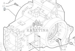New Holland T7000 T7030 Główny Korpus Obudowa Tylnego Mostu CZĘŚCI 47136149 84219615 84312721