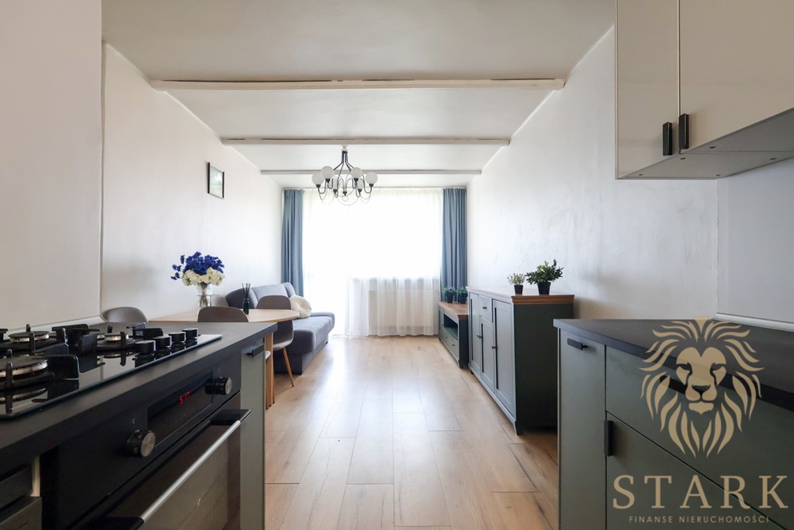 Os. Hallera: 2 pokoje, 37,75m², balkon, piwnica - Widok 2