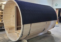 Sauna 3 metrowa z tarasem - dostępna od ręki