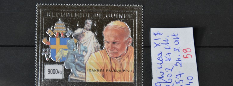 Papież jan Paweł II Gwinea XI ** Wg Ks Chrostowskiego 357-1