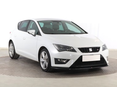 SEAT Leon III , Salon Polska, Serwis ASO, Skóra, Navi, Klimatronic,-1