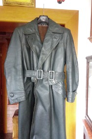 płaszcz skórzany wojskowy niemiecki oficerski na podpince oficerski ss gestapo -2