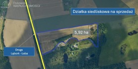 Działka siedliskowa Nowa Wieś Lęborska