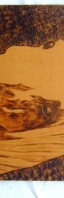 Głowa konia - grafika wypalana na drewnie (na sklejce) 21x30 cm PRL-3