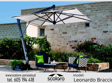 Parasol ogrodowy Scolaro model Leonardo Braccio  3,4m-1