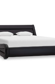 vidaXL Rama łóżka z LED, czarna, sztuczna skóra, 120 x 200 cm 285728-2