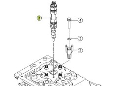 Claas Jaguar - silnik MAN D4276 - wtryskiwacz 0019860750