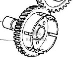 Massey Ferguson 3690 Kosz Napędu Zębnik Koło Zębate 47 zębów CZĘŚCI 3615664M91