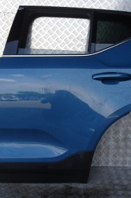 VOLVO XC40 DRZWI TYLNE LEWE KOMPLETNE LAKIER 734 FJORD BLUE LIFT 2022R-2