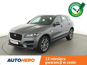 Jaguar F-Pace 20d Automat AWD Portfolio Nawigacja Tempomat Meridian Bixenon Kamera