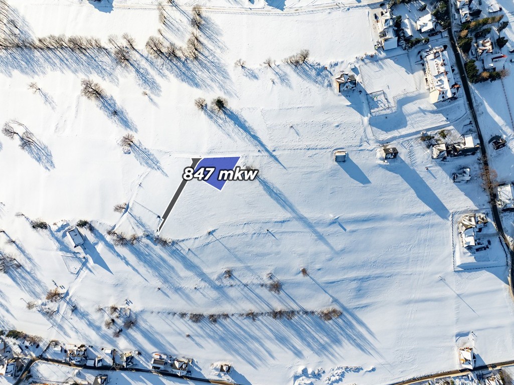 Widokowa działka w Sierockiem 847 m², małopolskie