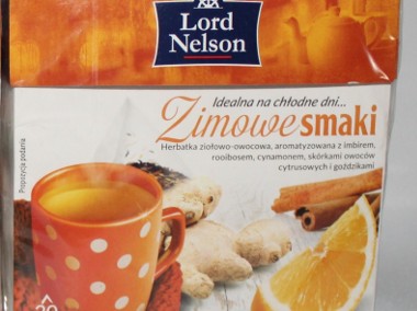 Herbata Lord Nelson zimowe smaki rooibos imbir cynamon goździki owoce cytrusowe-1