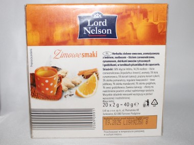 Herbata Lord Nelson zimowe smaki rooibos imbir cynamon goździki owoce cytrusowe-2