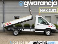Ford Transit Wywrotka 3.20m Bliźniaki Hak: 3.5t 165KM 49.700km /www.auto-hit.com/