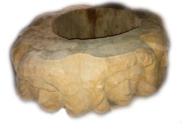 Rzeźbo - Stolik Pień z Głowami - Lite Drewno HANDMADE Cena do Negocjacji
