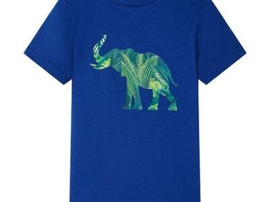 Koszulka dziecięca, ciemnoniebieska, 104-1