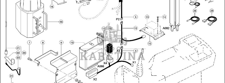 Claas Lexion 600 MONITOR 0000151203 (Monitor; outback gps układ kierowniczy)-1