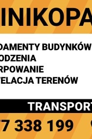 Usługi Minikoparką Koparką 2,5T + Transport wywrotką - Łódź Nowosolona-2